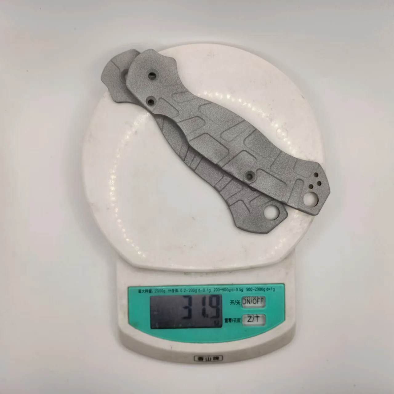 1 пара алюминиевых пескоструйных ножей с ручкой для Spyderco C81 Para 2 PM