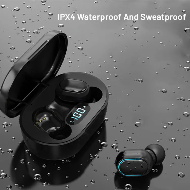 

HMTX Wireless Headphone Waterproof Earbuds TWS Sport Hands free Ear buds Earphone
