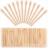 100pcs disposable wooden waxing stick wax bean wiping wax tool disposable hair removal beauty bar body beauty tool wax kit