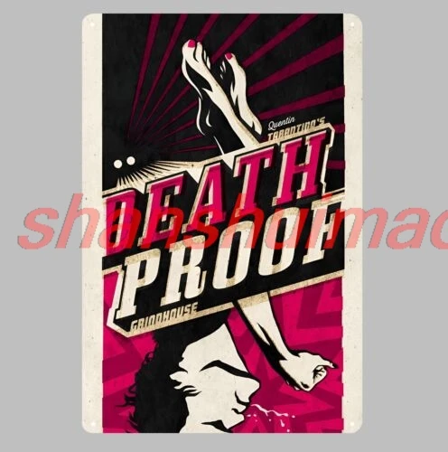 Металлическая вывеска ALI Grindhouse Death Proof 20x30 см