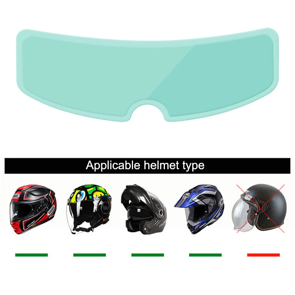 Нашивка на шлем пленка противотуманные наклейки прозрачная противотуманная