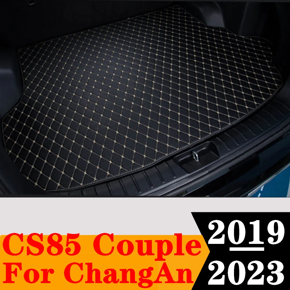

Sinjayer Car AUTO Trunk Mat ALL Weather Tail Boot Luggage Pad Carpet Flat Side Cargo Liner Cover For ChangAn CS85 Couple 2019-23