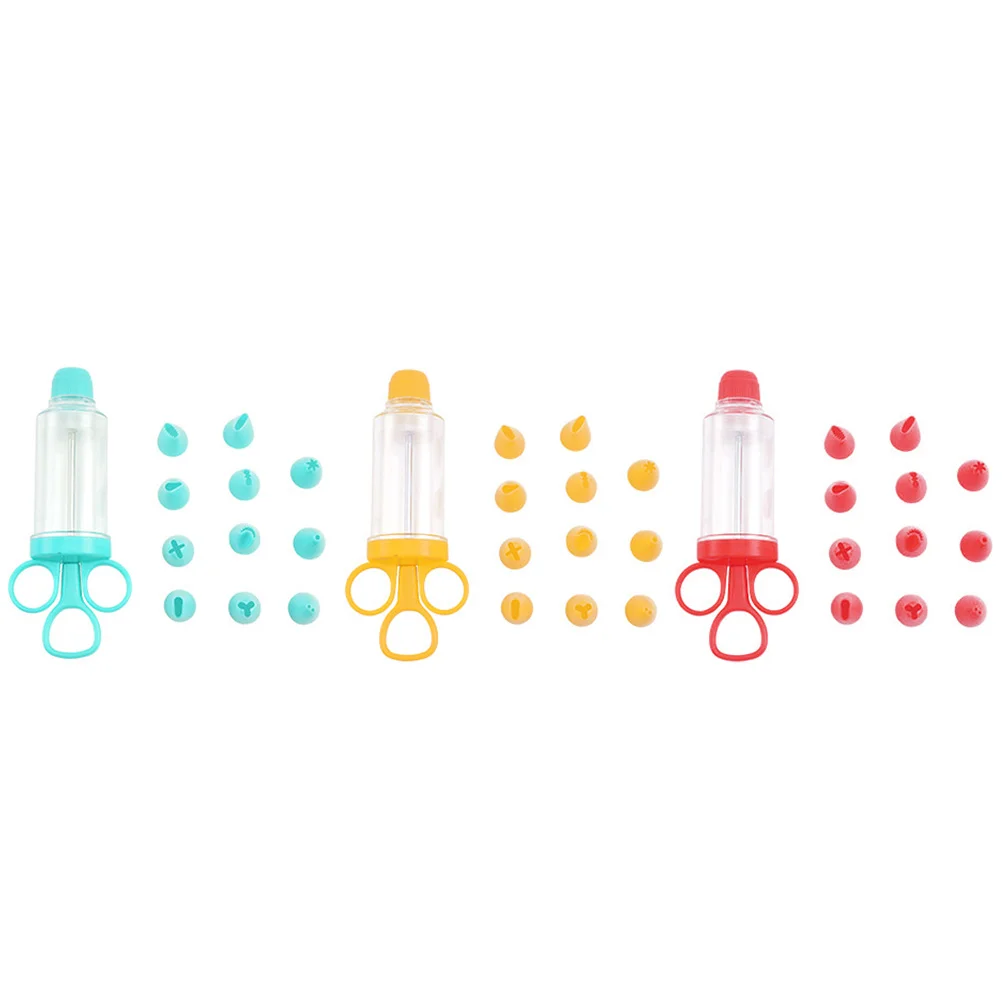 

3 Sets Pastry Press Biscuit Biscuit Decoration Tool Cake Squirt Tool Biscuit Maker for Kitchen Home Biscuit