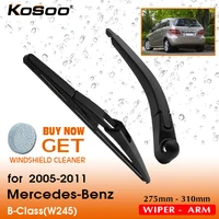 kosoo auto rear car wiper blade for mercedes benz b classw245275mm 2005 2011 rear window windshield wiper blades arm