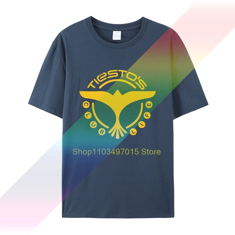 2019 Последняя мода Tiesto DJ Music CLUB LIFE Мужская футболка с принтом Новая хлопковая