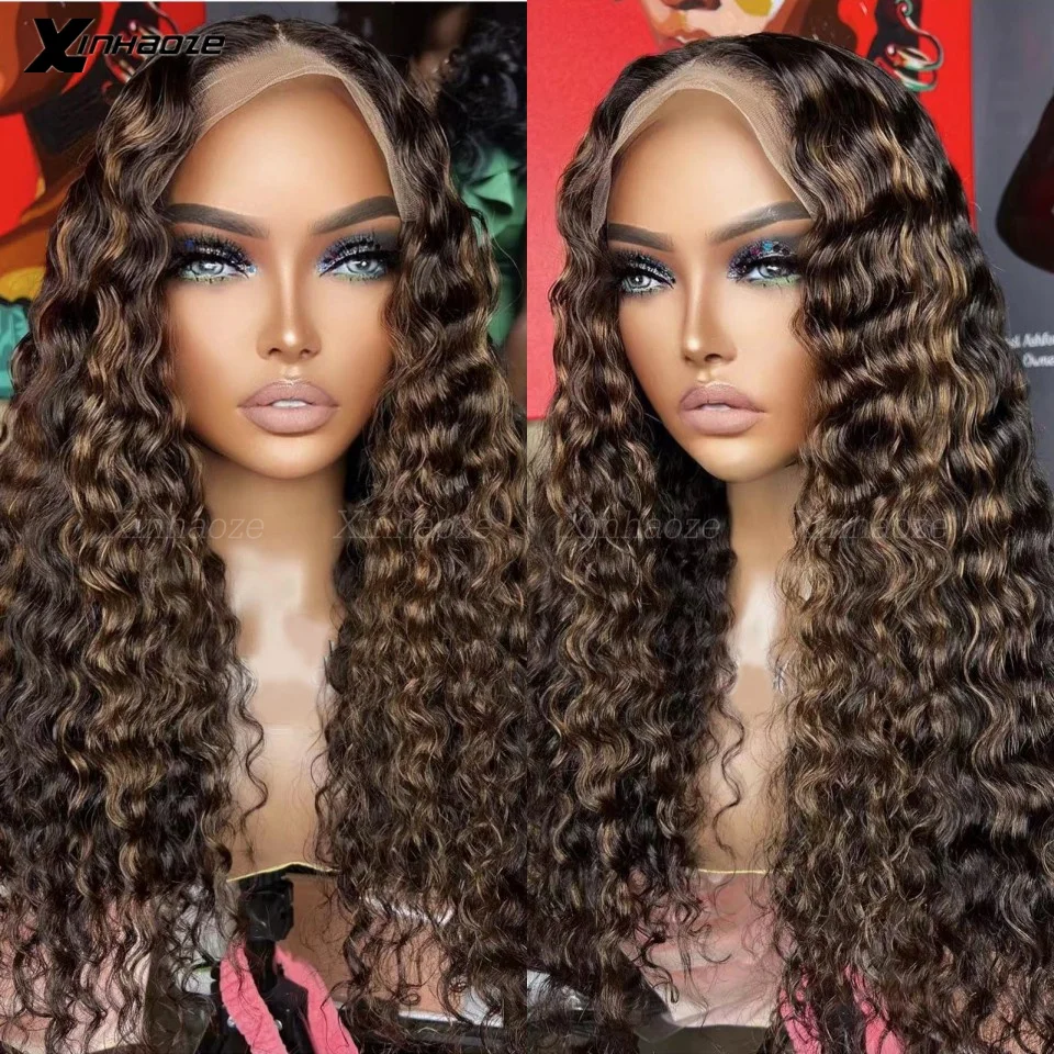 Deep Wave Lace Frontal Wigs For Women