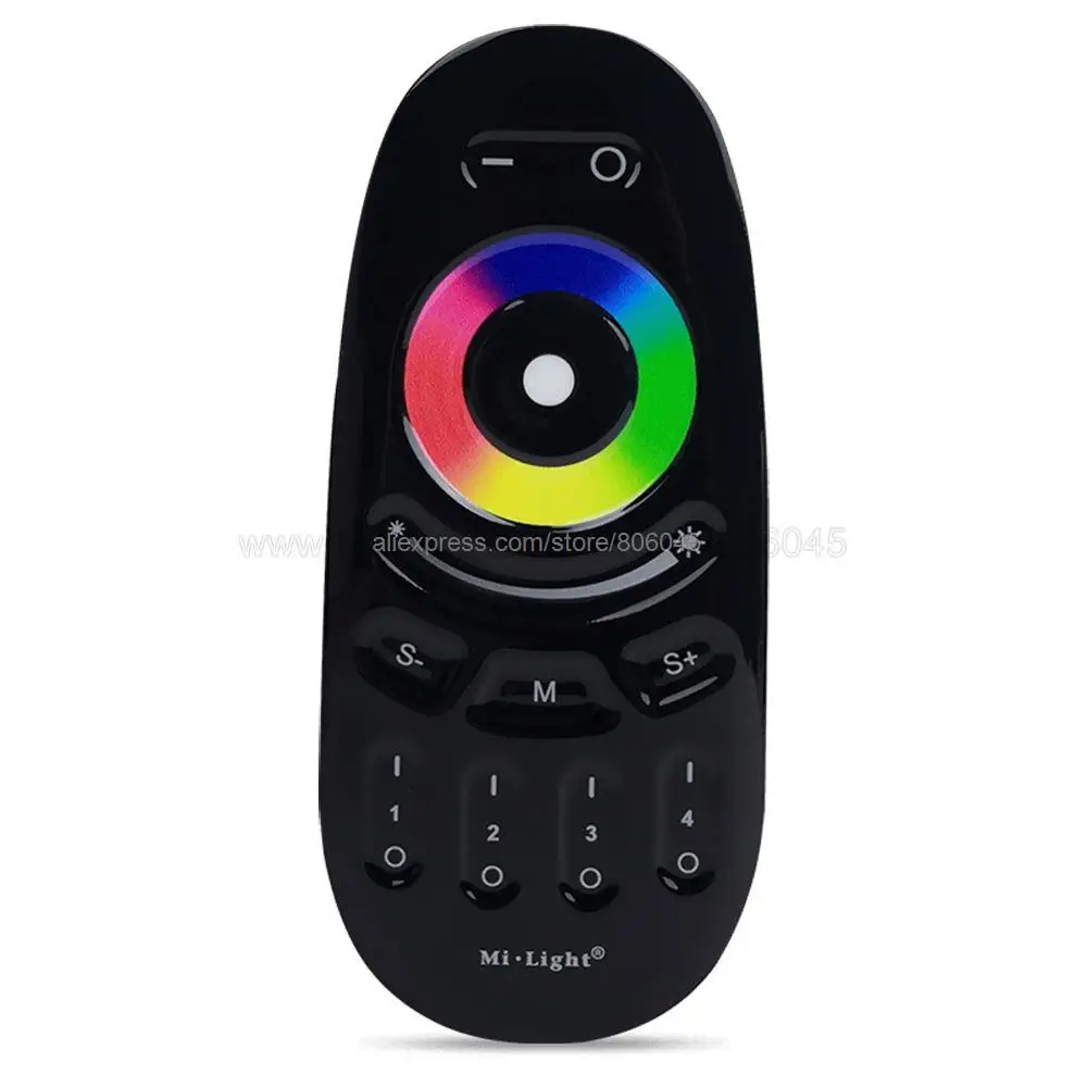 Фото Mi.Light 2.4G FUT095 FUT096 FUT096-B Button/Touch Screen RGBW RF 4-Zone Wireless LED Remote Controller for RGBW Bulb or Strip №5
