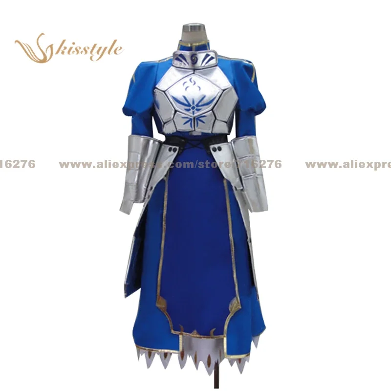Kisstyle модная униформа Fate Zero stay night King Saber COS Одежда Косплей Костюм принимаются по