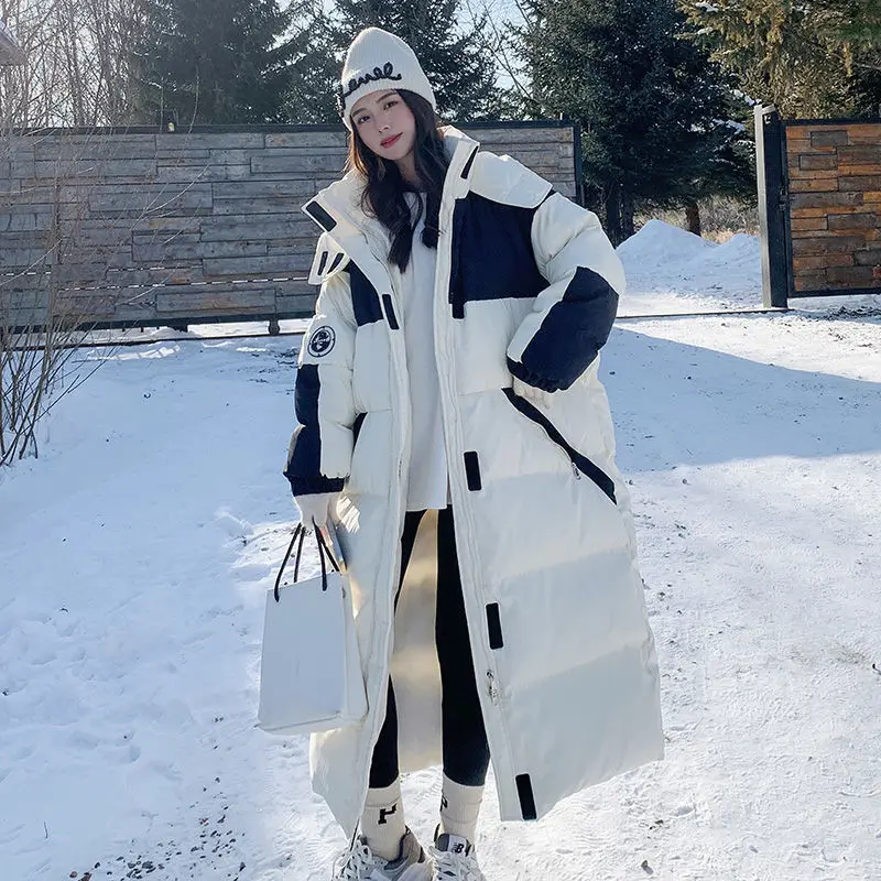 Winter Coat for Women Snowcoats Parkas Jackets Hooded Long Cotton Padded Jacket Oversize Korean Fashion Free Shipping New