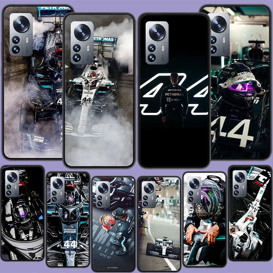 

lewis Hamilton F1 44 Phone Case For Xiaomi Mi 13 12T Pro 12X 12 Lite 5G 11T 11i 11 Ultra 10 10T 9T Pro 9 8 6X 5X A1 A2 Capa Coqu