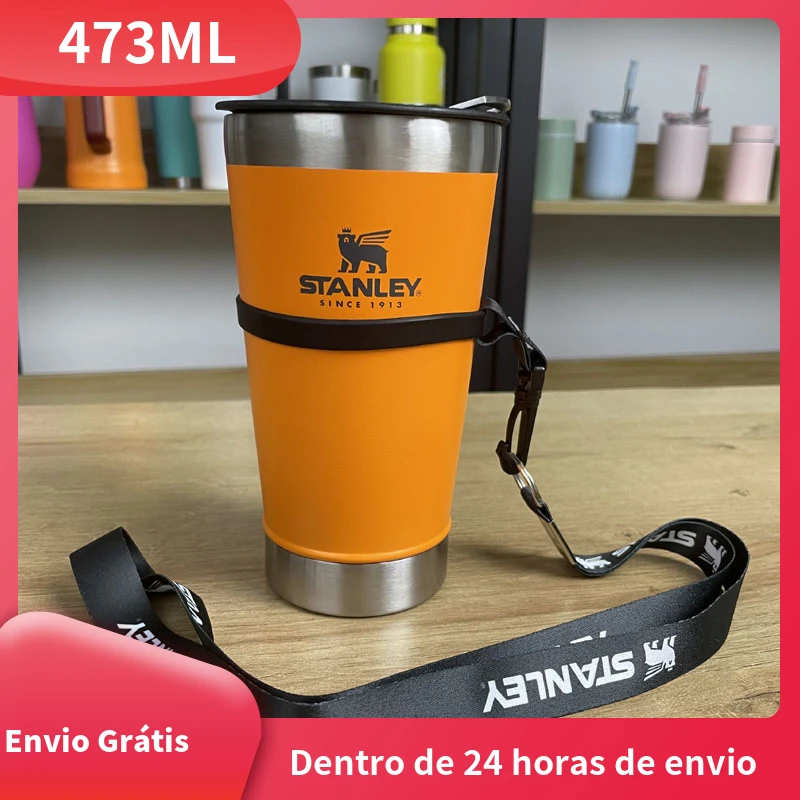 

Vacuum Thermos Stanley Cup Original Cold 473ML Beer Thermal Stainless Steel Estanley Cup Insulated Double Wall Thermos Bottle