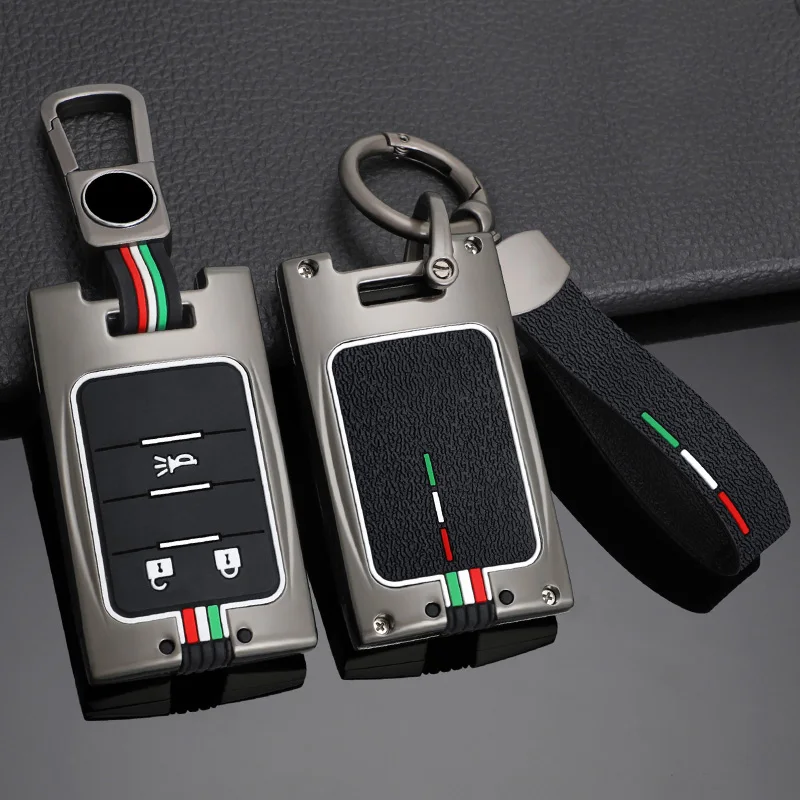 

Brand New Zinc Alloy Silica Gel Noctilucent Car Smart Remote Key Bag For Chevrolet Captiva 2017 2015 Accessories