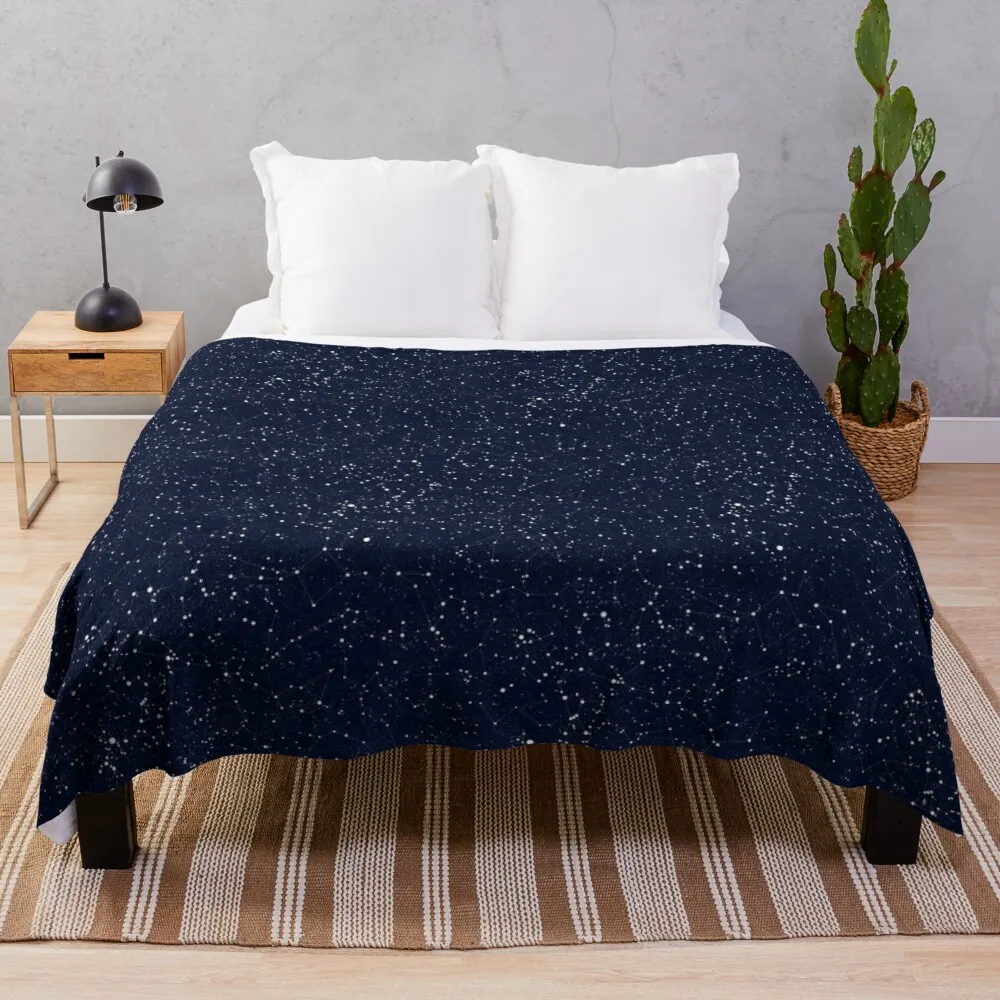 

Starry Night Constellations Barefoot Large Weed Plaid Anime Bedding Throw Blankets