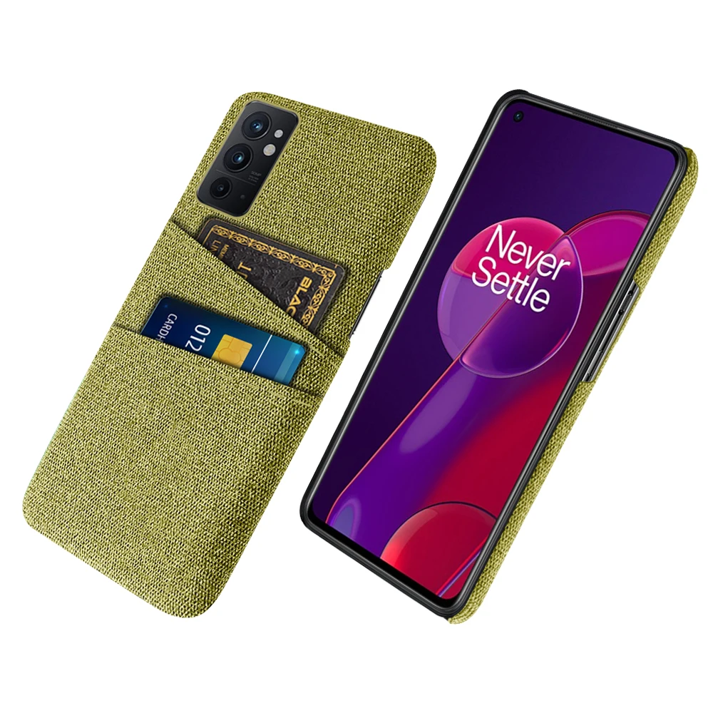 

1+9rt for OnePlus 9RT 5G Case MT2110 MT2111 One Plus 9RT Case Luxury Fabric Dual Card Cover For OnePlus 9RT 9 RT 1+9RT 6.62"