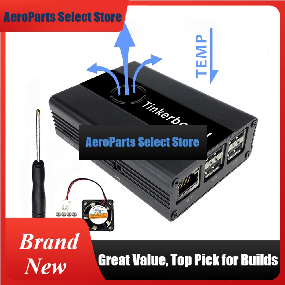 Фото AeroPartsASUS SBC Tinker Board S RK3288 SoC, четырехъядерный процессор 1,8 ГГц, графический процессор Mali-T764 600 МГц, 2 ГБ LPDDR3 и 16 ГБ EMMC TinkerboardS №1