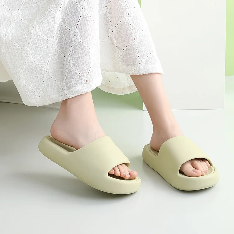 Xiaomi Thick Platform Slippers Women Indoor Bathroom Slipper Soft EVA Anti-slip Lovers Home Floor Slides Ladies Summer Shoes