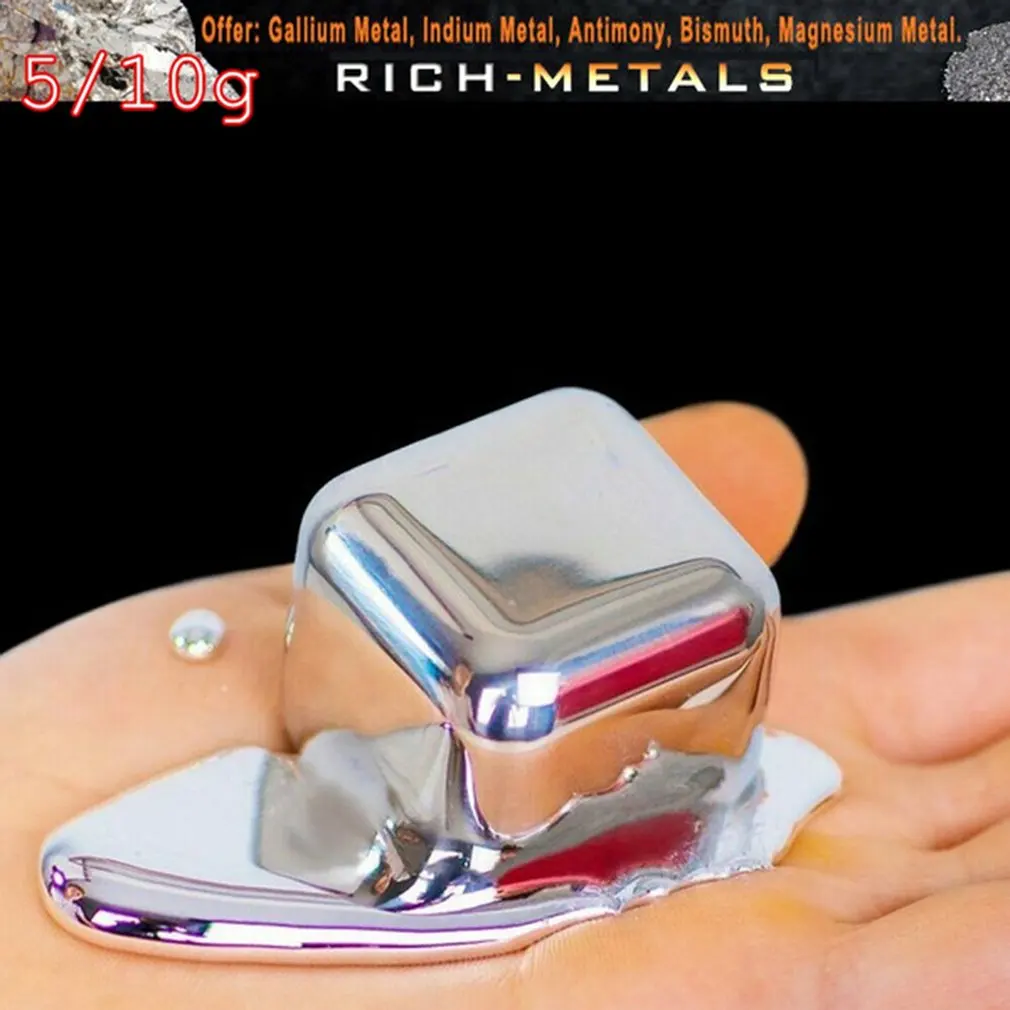 

5/10 Grams Gallium Metal 99.99% Pure