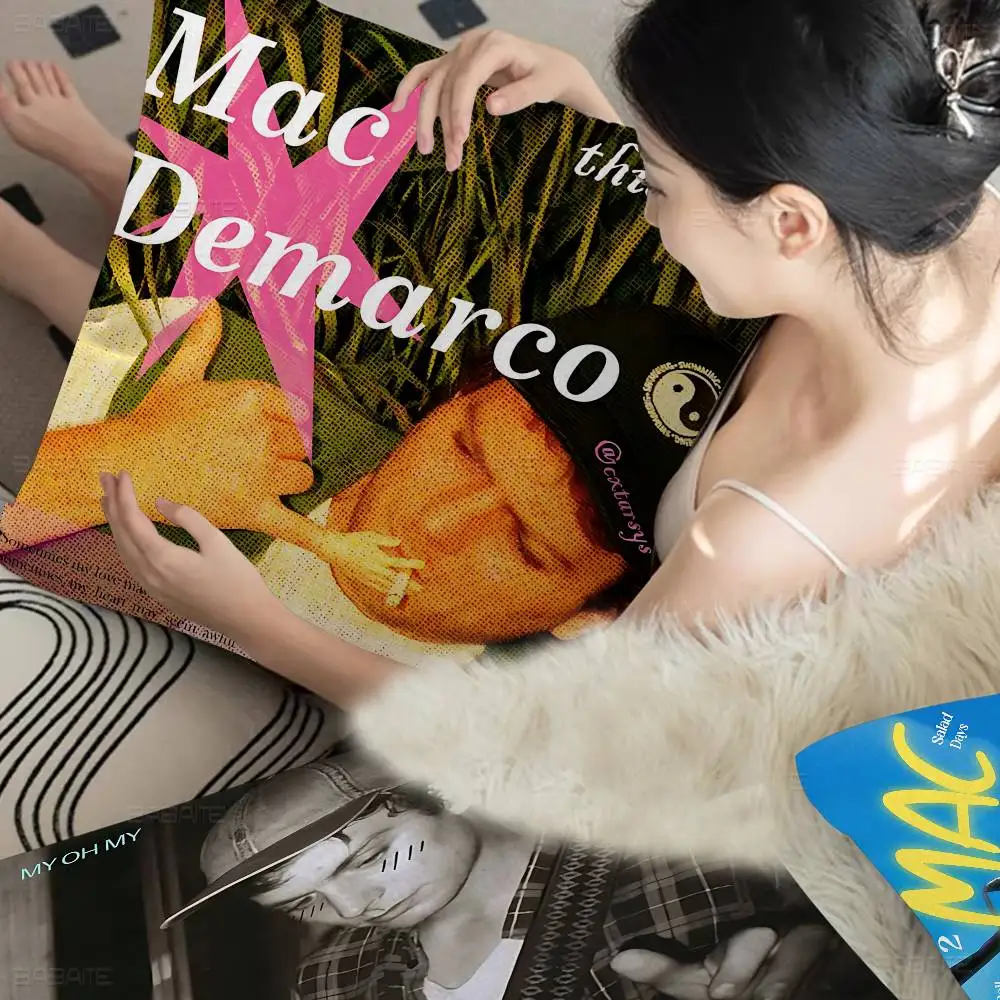 Фото Музыкальная подушка Jizz Jazz Rock M-Mac D-DeMarco, подарок, украшение для дома, офиса, спальни, дивана, автомобиля, чехол для подушки 45x45 №4
