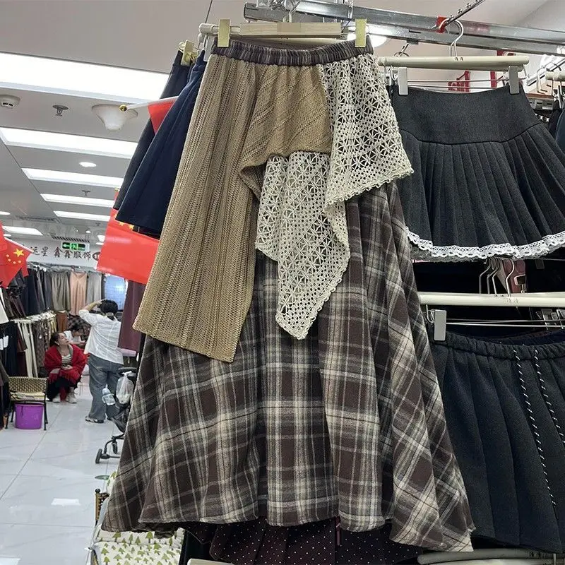 Женская клетчатая юбка JLPMLDPT