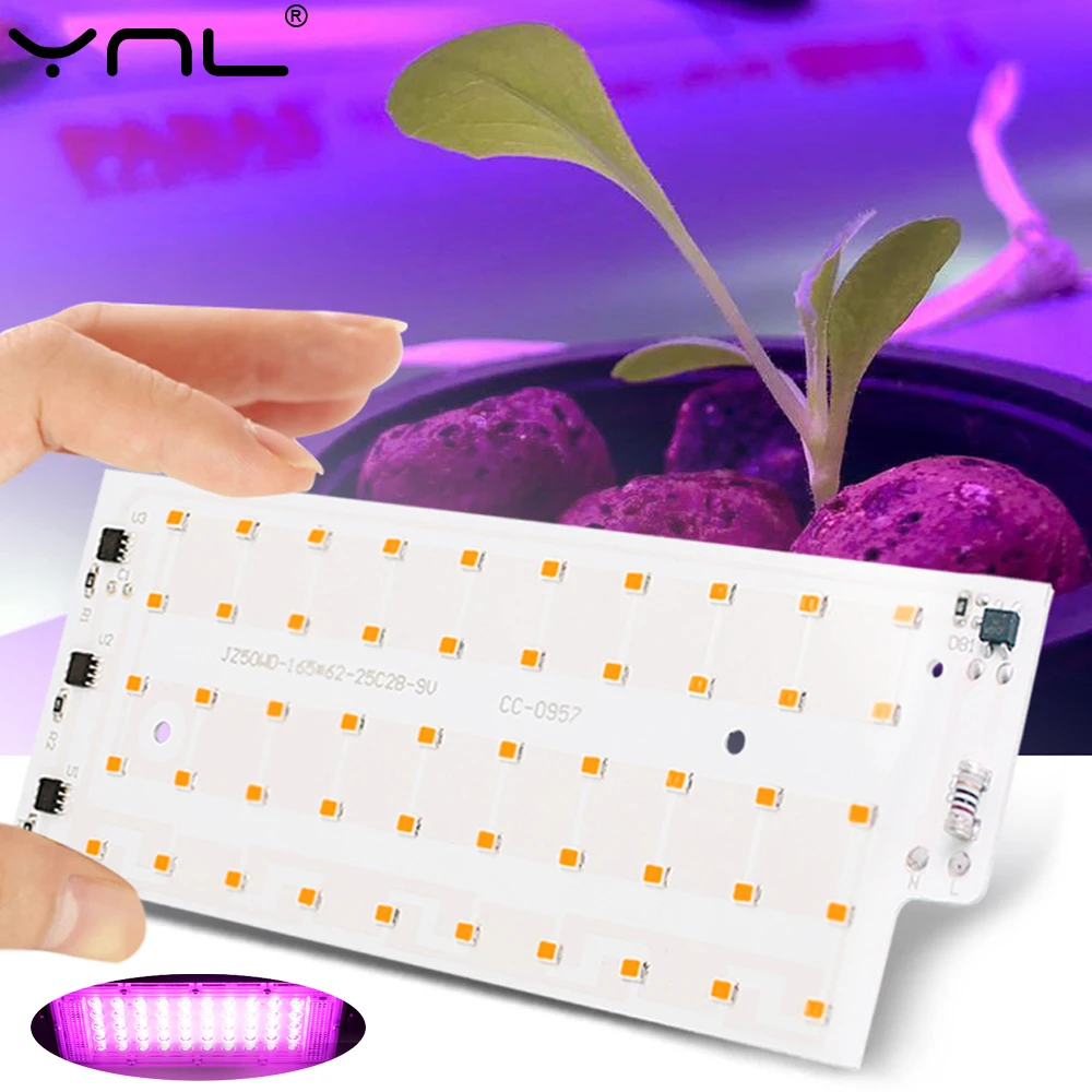 Chip For Plant Range Phytolamp Smd2835 50w Indoor Home Tent Box Lamp For Flower Diy Flood Lighting