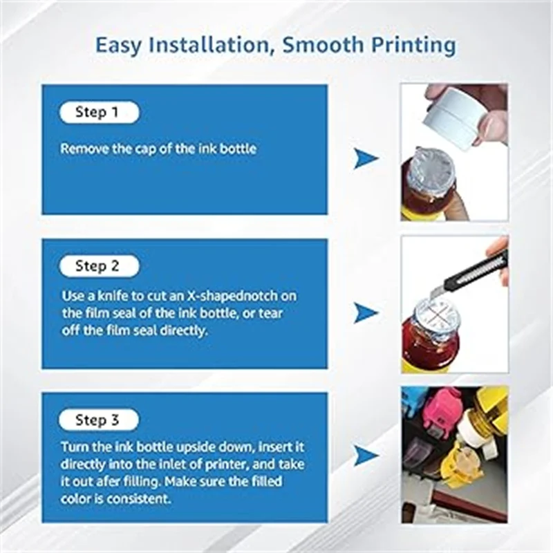 31 32XL(2BK C M Y) Чернила совместимые с 32 XL для Smart Tank 555 315 319 455 515 516 530 558 559 570 655 670 790 5105 7005