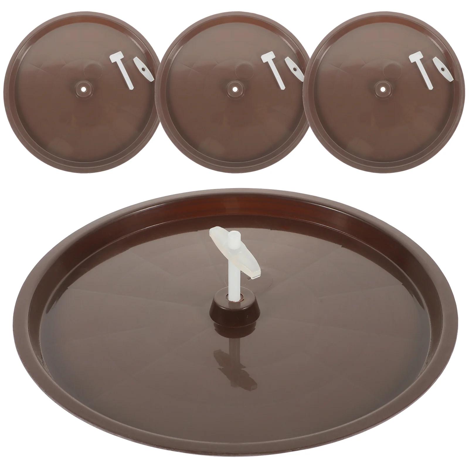 

4Pcs Bird Poop Tray Pet Poop Holder Urinary Toilet Pan Potty Tray for Parakeet