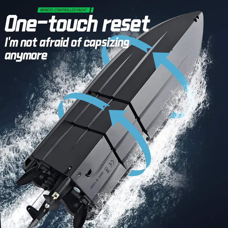 Радиоуправляемая лодка водонепроницаемая бесщеточная скоростная с