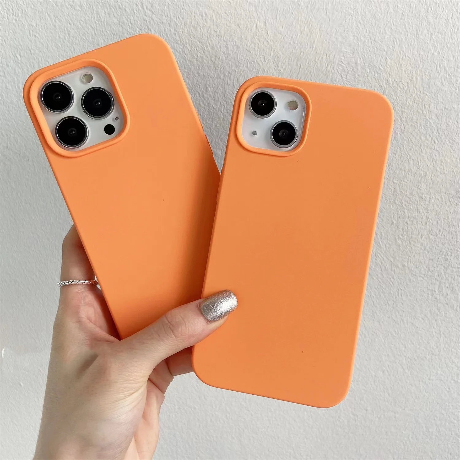 

Hight Liquid Silicone Case For iphone 14 12 13 Pro Max SE Silicone For iPhone XR XS MAX X 6 8 7 Plus Fashion Anti-Scratch Shell