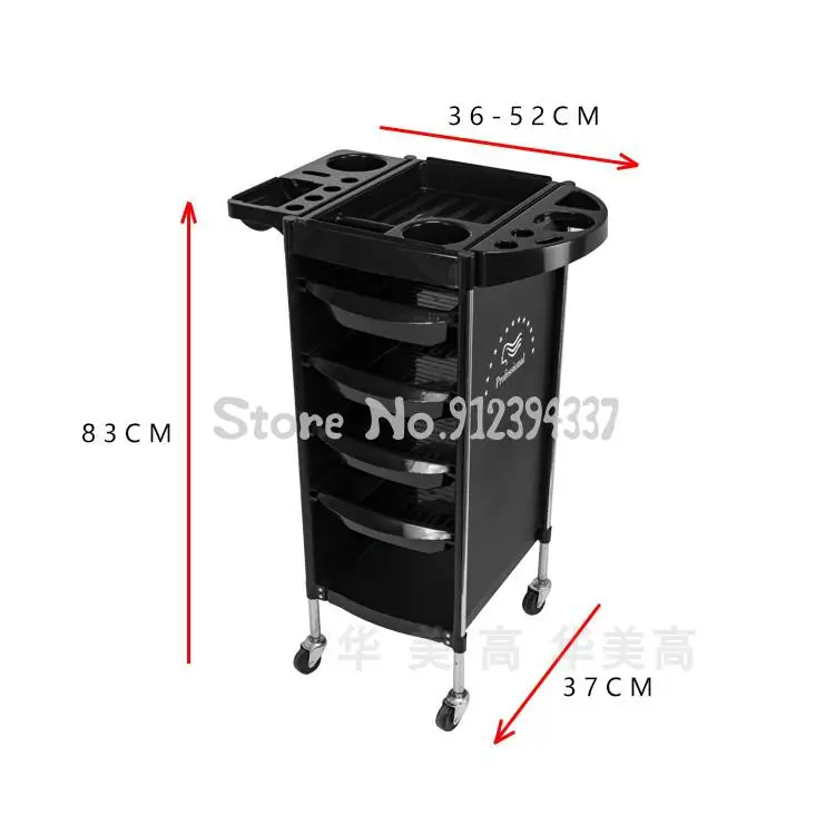 Hair Salon Tool Cart Multifunctional Five-layer Bar Storage Shelf Beauty Barber Shop Hairdressing Perm Dye |