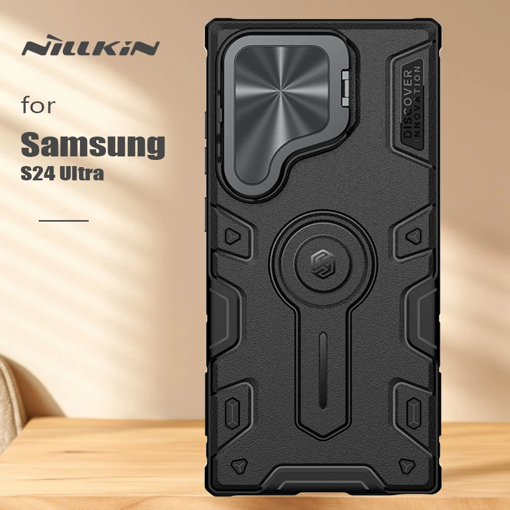 Чехол NILLKIN для Samsung Galaxy S24 Ultra 5G армированный чехол задняя крышка 360 дюйма Защитные