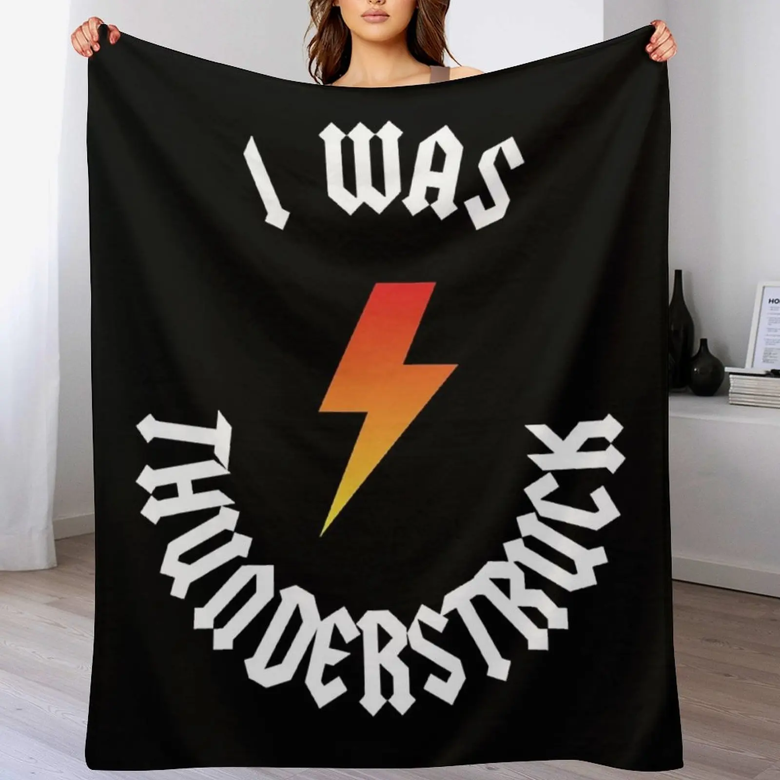 Фото Классическое пледы ACDC Thunderstruck, роскошные пледы для кровати №1