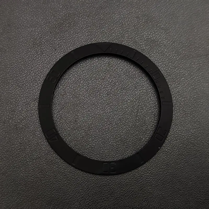 38mm Matte Ceramic Numeral Scale With Inner Diameter Of 30.5mm Suitable Bring Stickers For 40mm Men's Watch Accessories