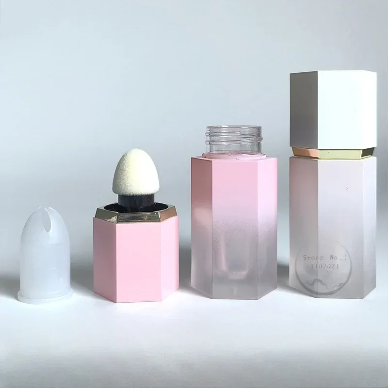 Пустой 7 г шестиугольный тюбик для блеска губ жидкий румян банка консилера Bloom мл