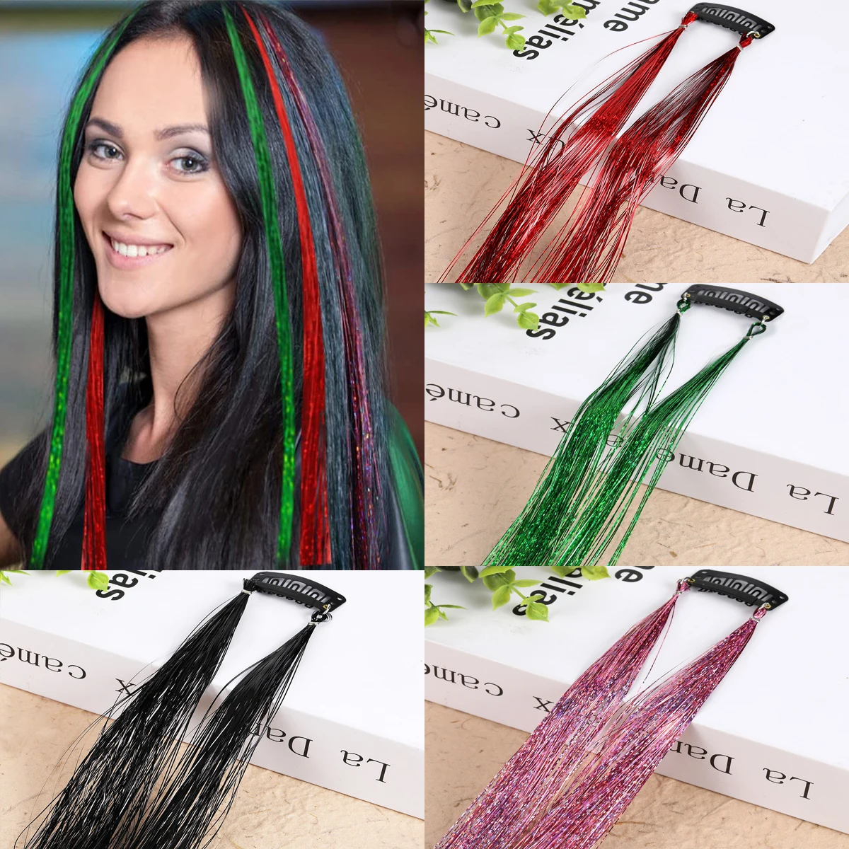 Аксессуары для волос блестящие девочек 18 дюймов |