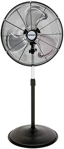 

Stand Fan - 20 Inch, , High Velocity, Heavy Duty Metal For Industrial, Commercial, Residential, & Greenhouse Use - ETL Liste