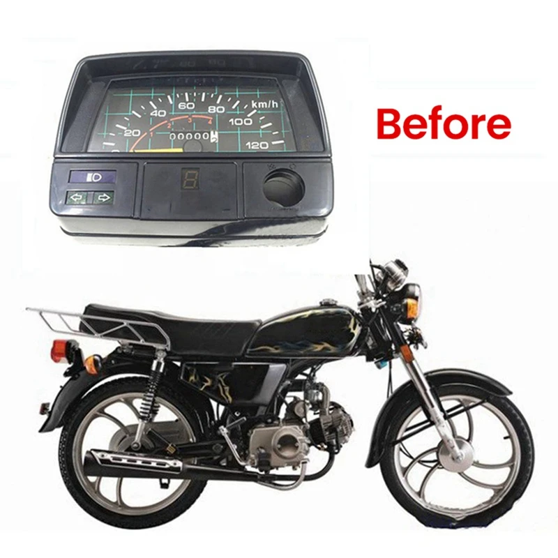 Мотоциклетный цифровой спидометр универсальная приборная панель для Honda CD70 Jialing