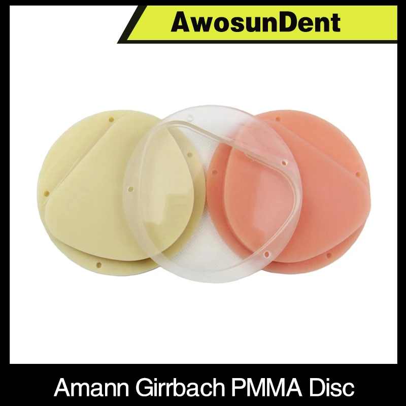 Amann Girrbach 89X71MM PMMA Blank Denture Material Acrylic Resin Block CAD CAM Milling Disc