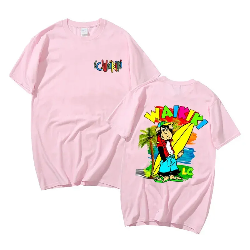 Футболка с рисунком Lc Waikiki Monkey для мужчин и женщин модные повседневные футболки