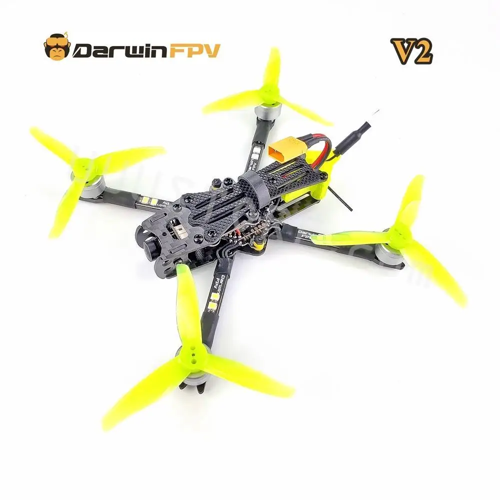 DarwinFPV Baby Ape Pro V2 3 inch 2-3S FPV Racing RC Drone PNP Quadcopter F4 FC 15A AIO ESC 1104 Motor 5.8G VTX Caddx Ant Camera