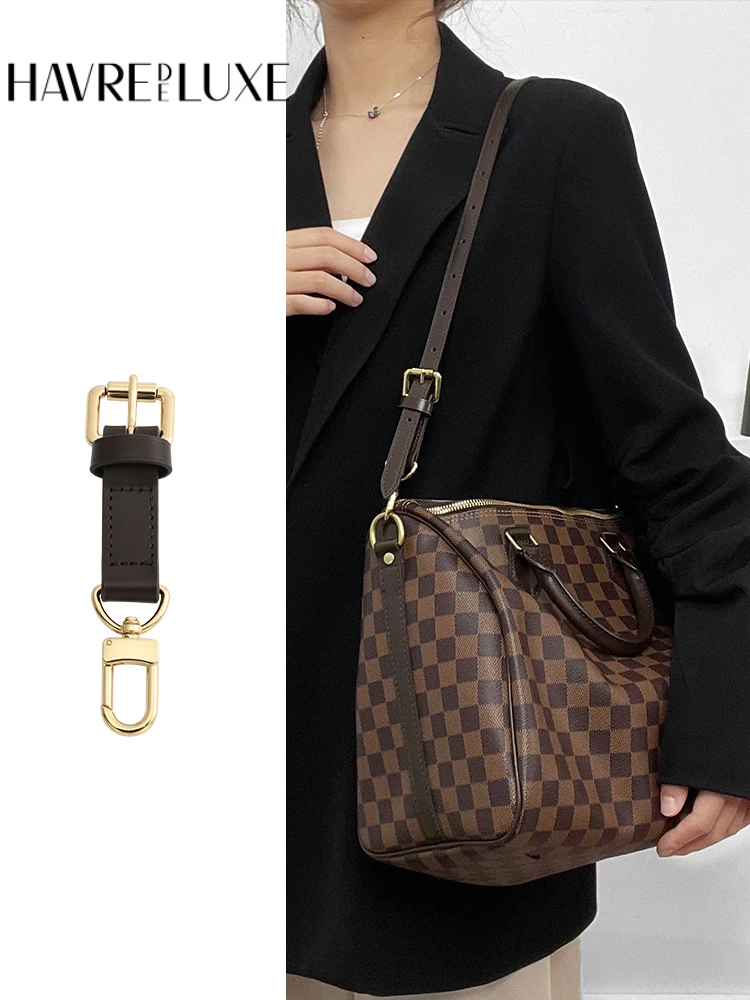 

Wide bag strap transformation speed30 Bag shortened by leather shoulder strap adjustable buckle shortened accessories single buy