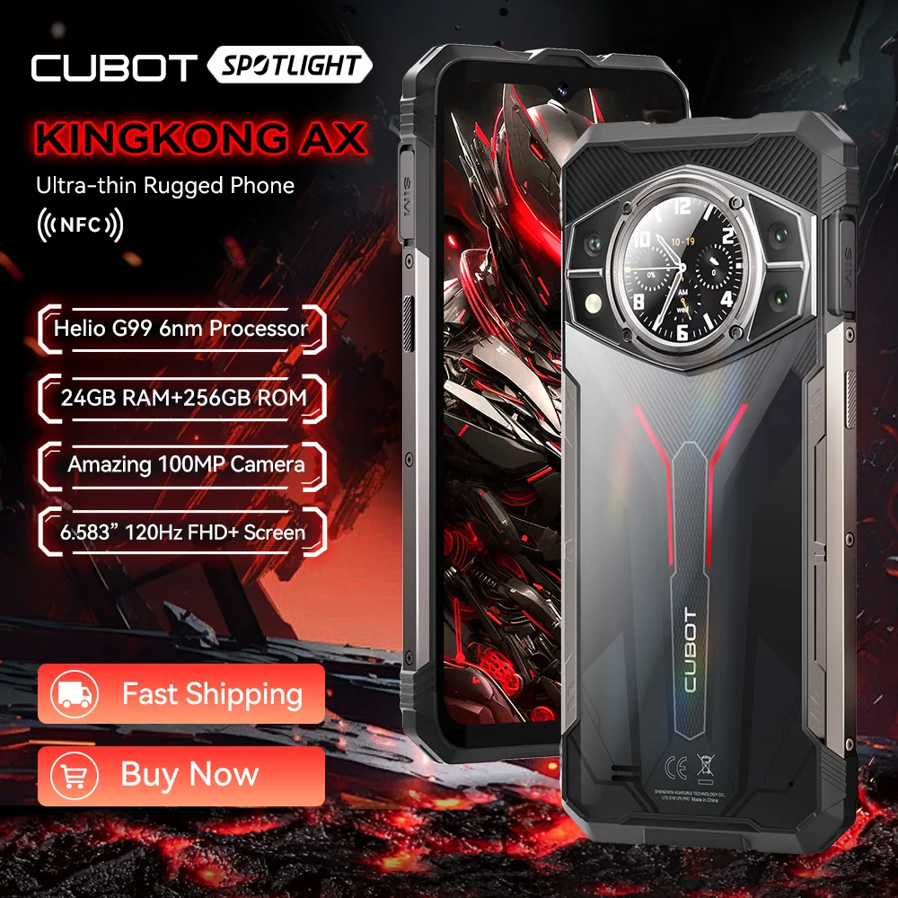 Смартфон Cubot kingkong ax, 12/256ГБ, global | AliExpress