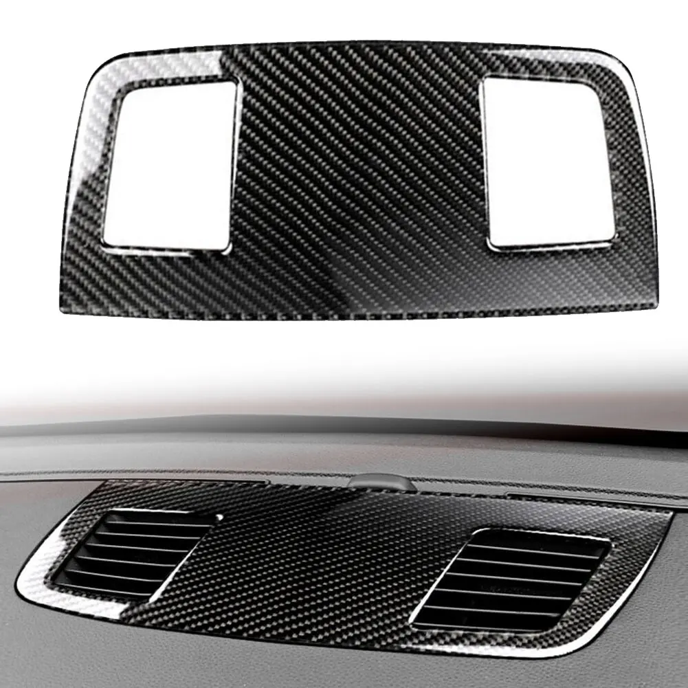 

1 шт. панель из углеродного волокна для приборной панели динамика крышка интерьера вентиляционного отверстия панель отделка для BMW E90 3 серии...