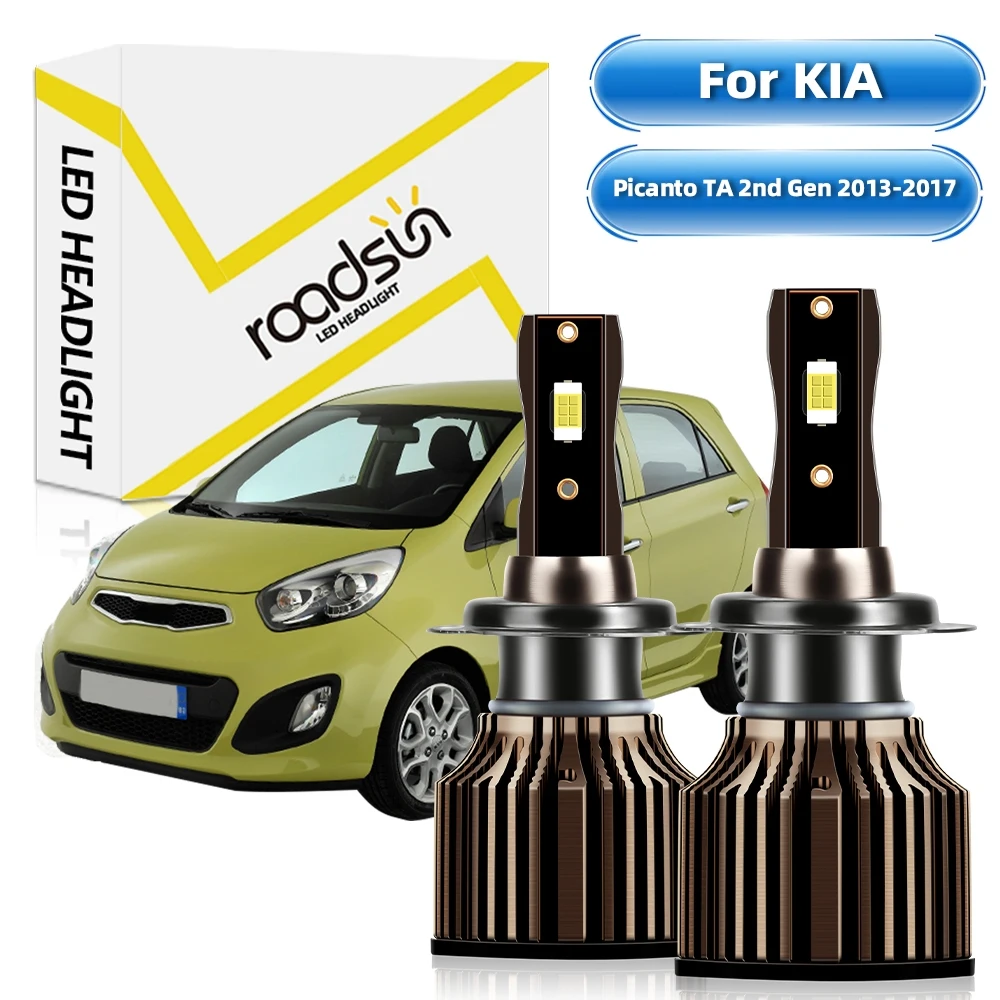[Для KIA Picanto TA 2nd Gen 2013-2017 】светодиодные лампы для автомобильных фар H7
