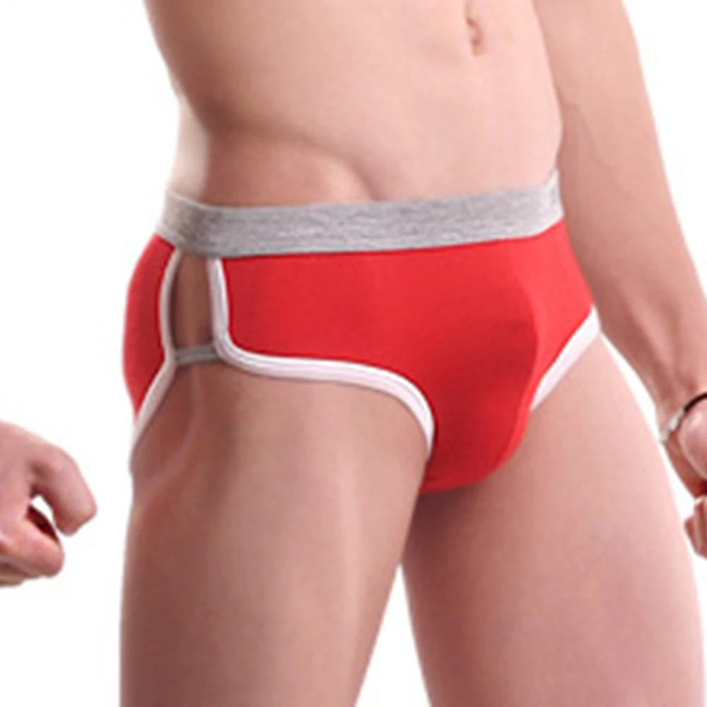 

Modal Seamless Underwear Side Split Mens Comfortable Panties Male Sexy Briefs Bulge Pouch Underpants Smooth Bikini Briefs