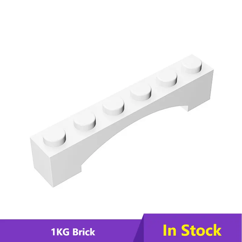

1KG MOC Assembles Particles 92950 1x6 arched brick Building Blocks Educate Replaceable Parts Toys For Children Gift 620PCS