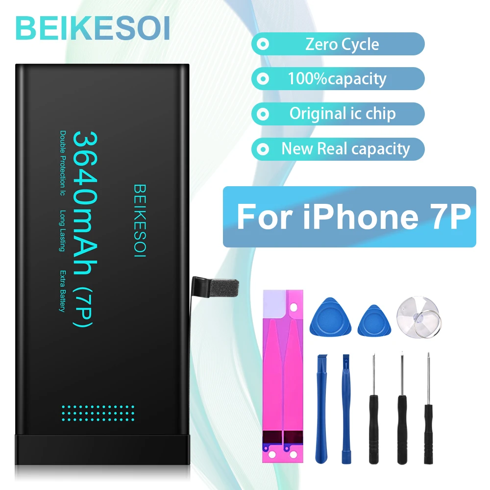 

BEIKESOI Battery For iPhone 7 PLUS 7P High capacity battery For iPhone 7Plus Mobile Phone Battery Long standby time with Tool