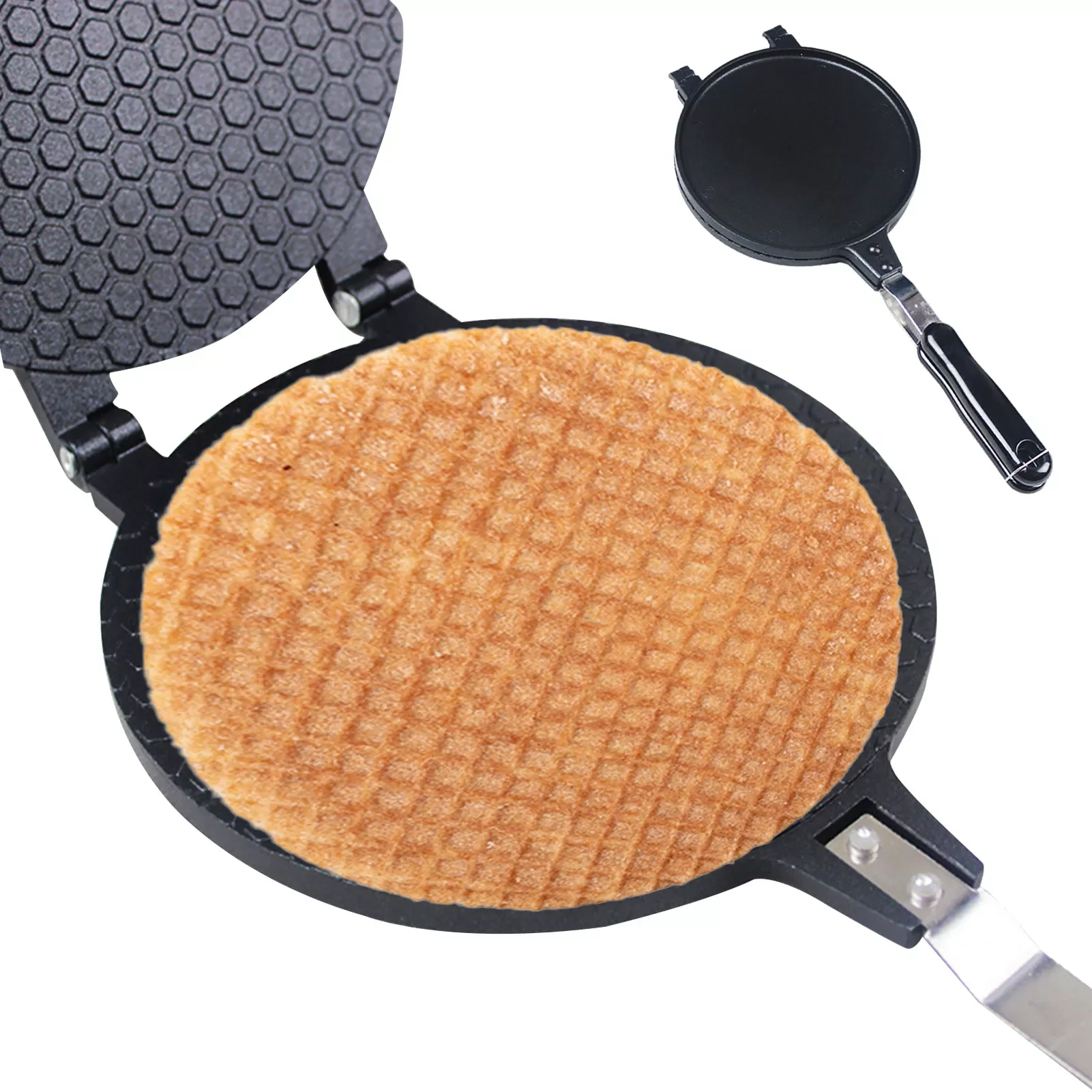 

Waffle Cone Maker Stove Top Waffle Cone And Bowl Maker Easy Flip Homemade Ice Cream Cone Iron Machine Pancake Mold For Birthday