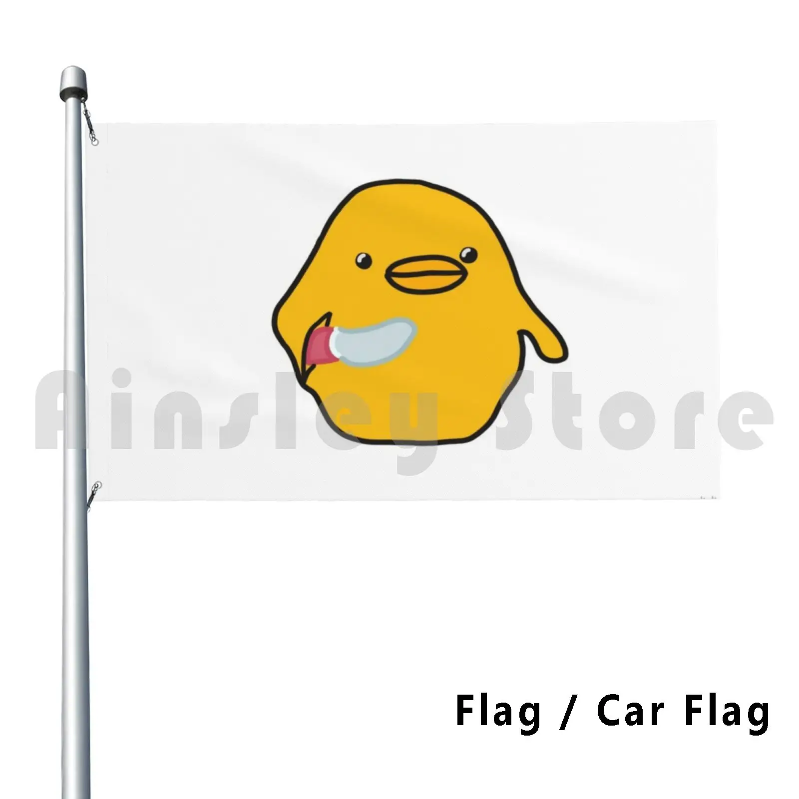 

Stabby утка уличный Декор флаг автомобиль флаг стабиби утка мем нож утка