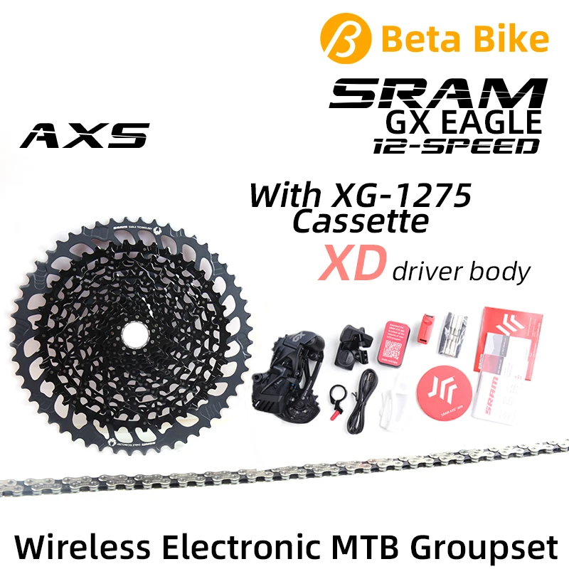 

SRAM GX EAGLE AXS 12S 12 Speed Derailleur Shifter Electronic Wireless Parts Cassette XG 1275 XD Hub Chain MTB Bike Groupset