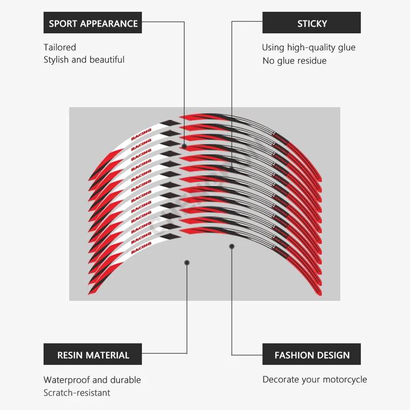 Наклейка на колесо 17-дюймовые водонепроницаемые наклейки мотоцикл для Speed 400